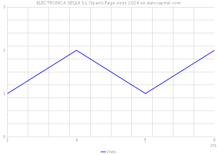 ELECTRONICA SEQUI S.L (Spain) Page visits 2024 