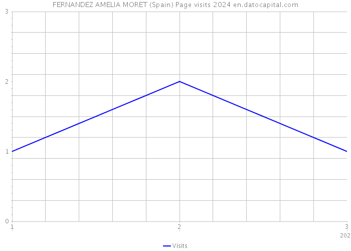 FERNANDEZ AMELIA MORET (Spain) Page visits 2024 