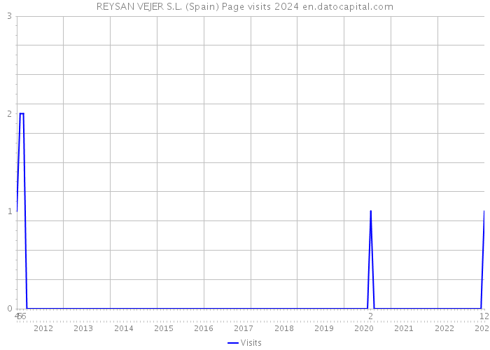 REYSAN VEJER S.L. (Spain) Page visits 2024 