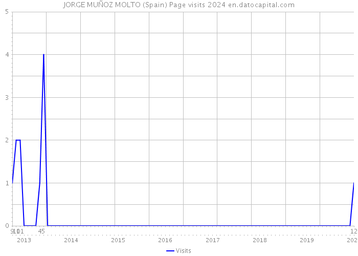 JORGE MUÑOZ MOLTO (Spain) Page visits 2024 