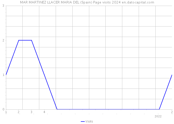 MAR MARTINEZ LLACER MARIA DEL (Spain) Page visits 2024 