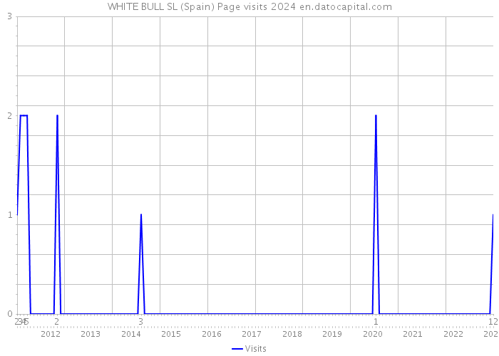 WHITE BULL SL (Spain) Page visits 2024 