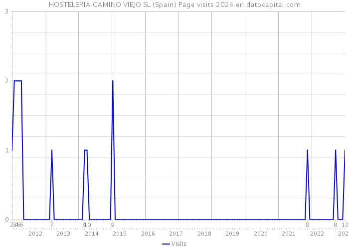 HOSTELERIA CAMINO VIEJO SL (Spain) Page visits 2024 