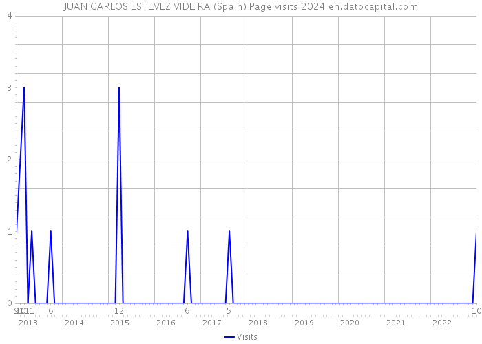 JUAN CARLOS ESTEVEZ VIDEIRA (Spain) Page visits 2024 