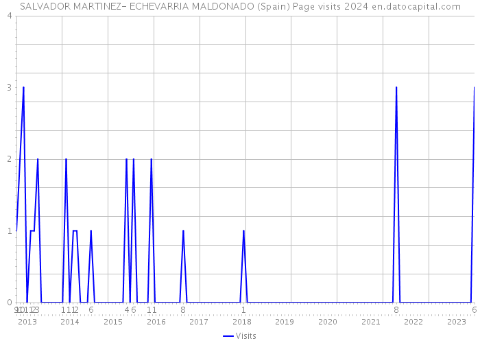 SALVADOR MARTINEZ- ECHEVARRIA MALDONADO (Spain) Page visits 2024 