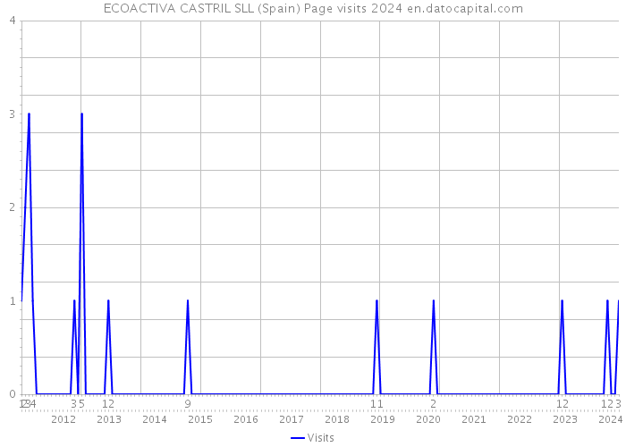 ECOACTIVA CASTRIL SLL (Spain) Page visits 2024 
