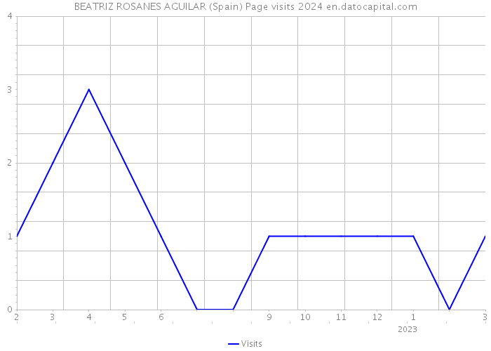 BEATRIZ ROSANES AGUILAR (Spain) Page visits 2024 