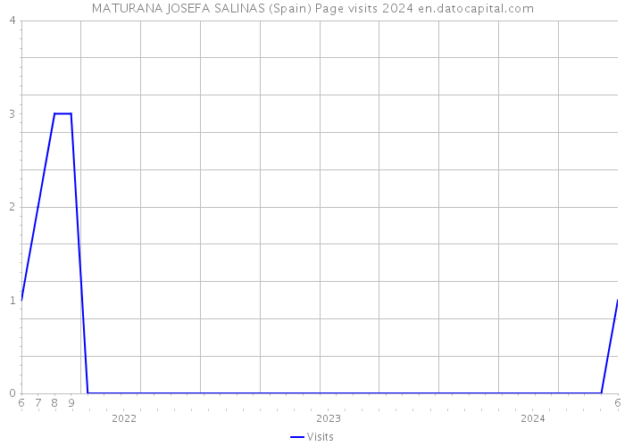 MATURANA JOSEFA SALINAS (Spain) Page visits 2024 