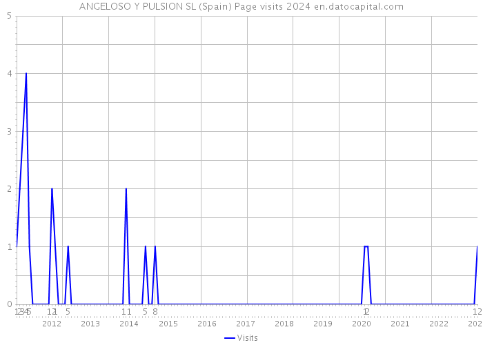 ANGELOSO Y PULSION SL (Spain) Page visits 2024 