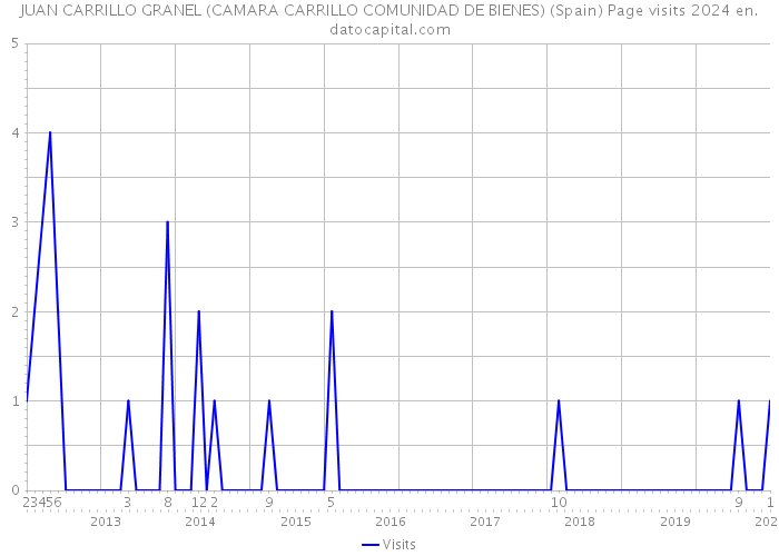 JUAN CARRILLO GRANEL (CAMARA CARRILLO COMUNIDAD DE BIENES) (Spain) Page visits 2024 