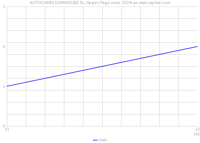 AUTOCARES DOMINGUEZ SL (Spain) Page visits 2024 