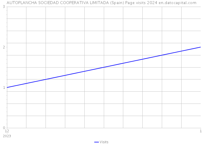 AUTOPLANCHA SOCIEDAD COOPERATIVA LIMITADA (Spain) Page visits 2024 