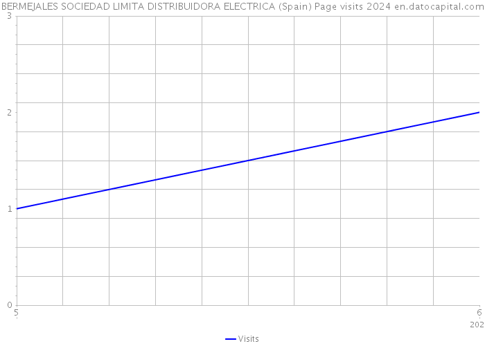 BERMEJALES SOCIEDAD LIMITA DISTRIBUIDORA ELECTRICA (Spain) Page visits 2024 