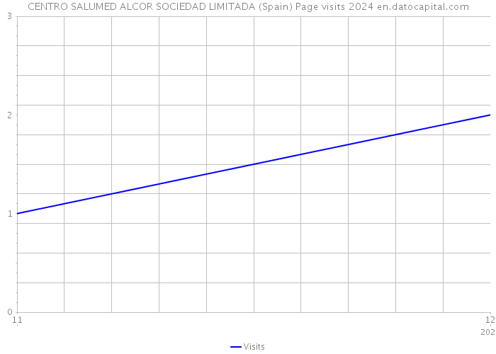 CENTRO SALUMED ALCOR SOCIEDAD LIMITADA (Spain) Page visits 2024 