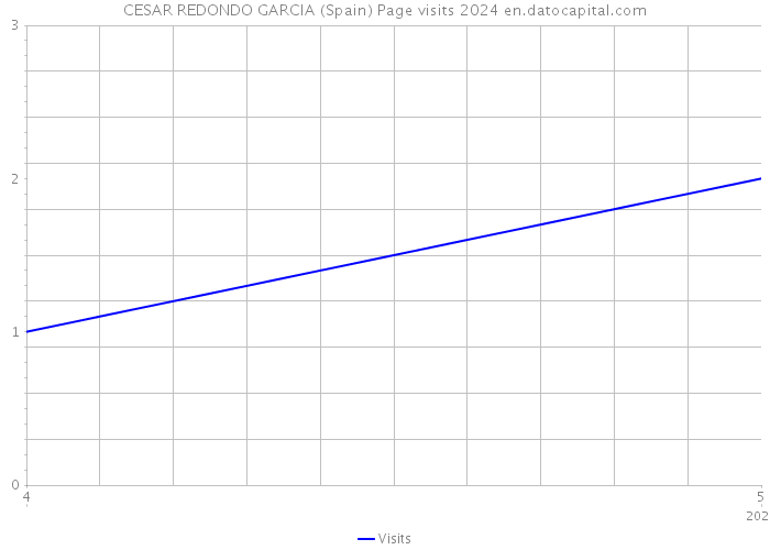 CESAR REDONDO GARCIA (Spain) Page visits 2024 