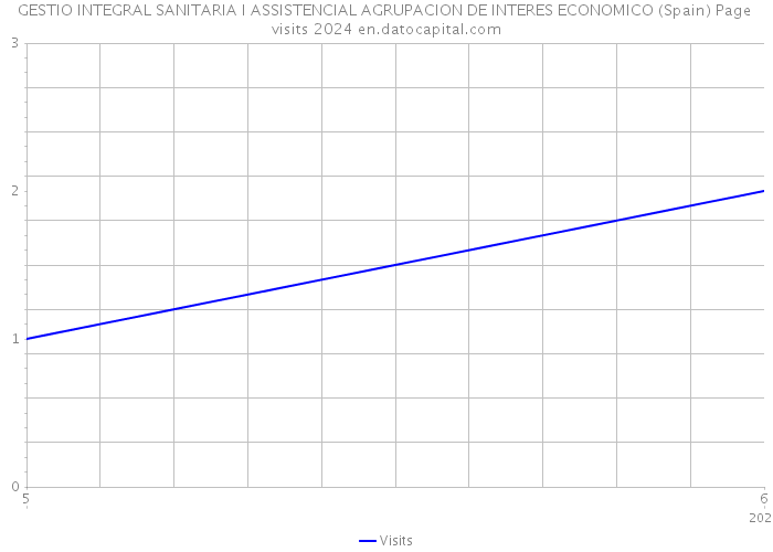 GESTIO INTEGRAL SANITARIA I ASSISTENCIAL AGRUPACION DE INTERES ECONOMICO (Spain) Page visits 2024 