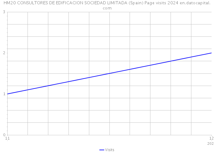 HM20 CONSULTORES DE EDIFICACION SOCIEDAD LIMITADA (Spain) Page visits 2024 