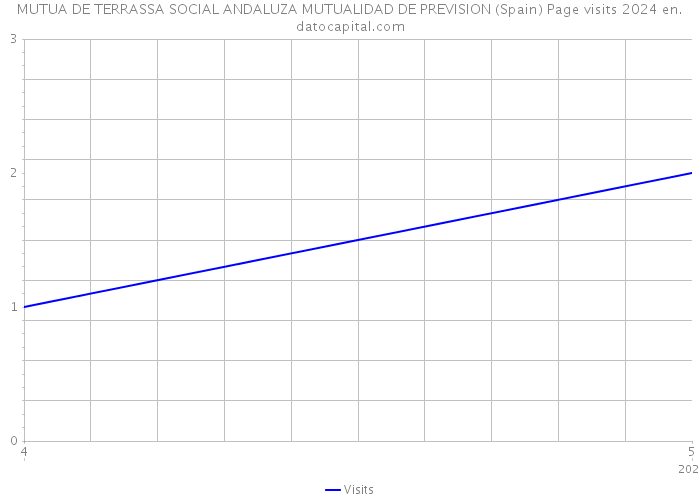 MUTUA DE TERRASSA SOCIAL ANDALUZA MUTUALIDAD DE PREVISION (Spain) Page visits 2024 