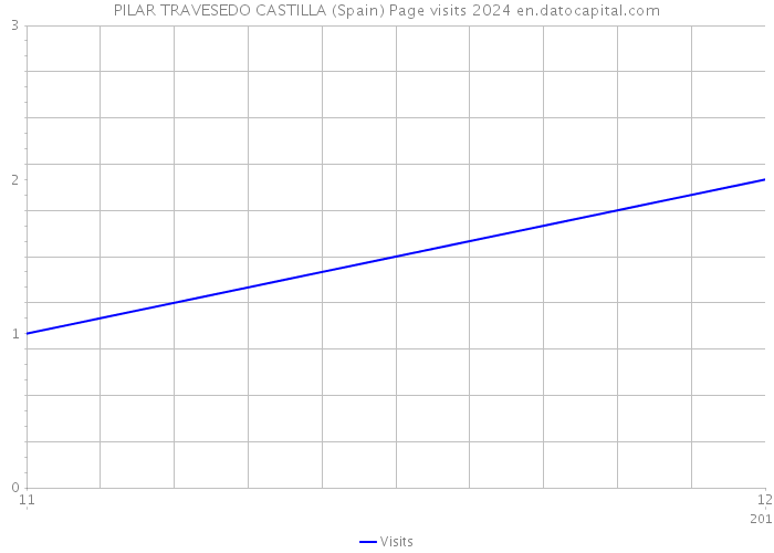 PILAR TRAVESEDO CASTILLA (Spain) Page visits 2024 