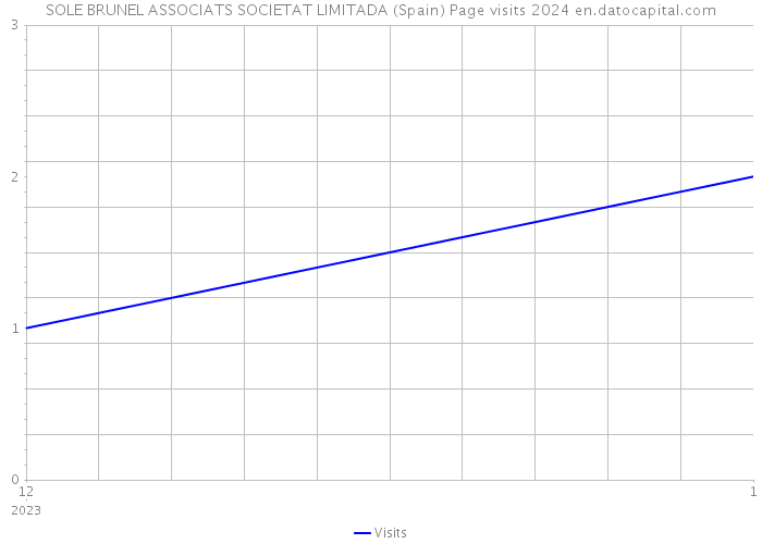 SOLE BRUNEL ASSOCIATS SOCIETAT LIMITADA (Spain) Page visits 2024 