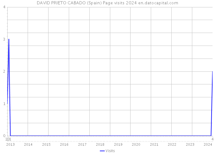 DAVID PRIETO CABADO (Spain) Page visits 2024 
