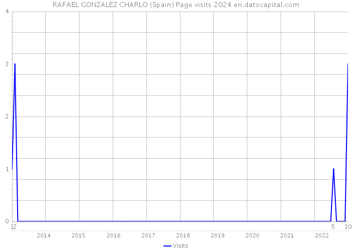 RAFAEL GONZALEZ CHARLO (Spain) Page visits 2024 