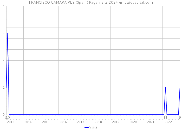 FRANCISCO CAMARA REY (Spain) Page visits 2024 