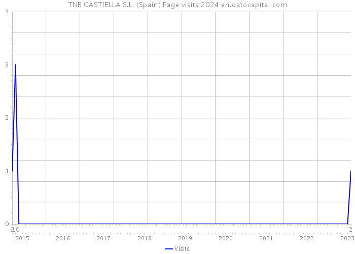 TNB CASTIELLA S.L. (Spain) Page visits 2024 