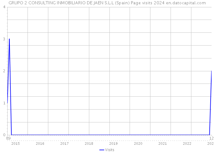 GRUPO 2 CONSULTING INMOBILIARIO DE JAEN S.L.L (Spain) Page visits 2024 