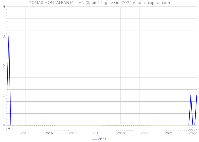 TOMAS MONTALBAN MILLAN (Spain) Page visits 2024 