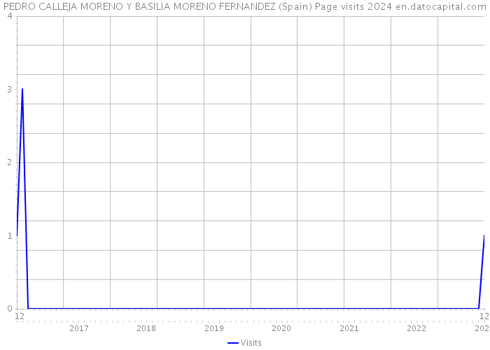 PEDRO CALLEJA MORENO Y BASILIA MORENO FERNANDEZ (Spain) Page visits 2024 