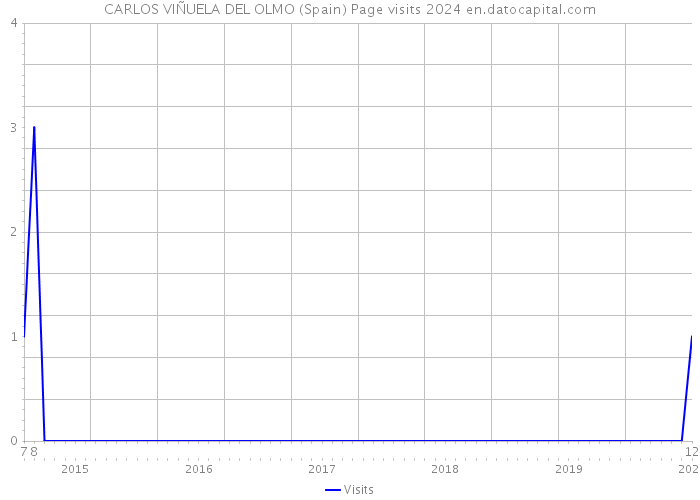 CARLOS VIÑUELA DEL OLMO (Spain) Page visits 2024 