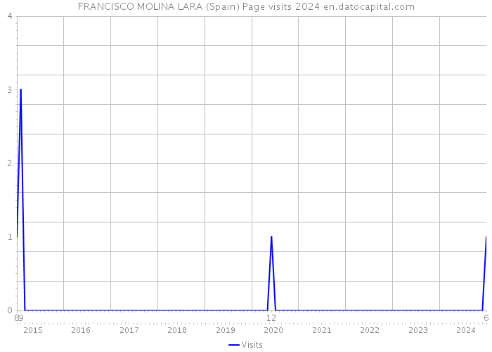 FRANCISCO MOLINA LARA (Spain) Page visits 2024 