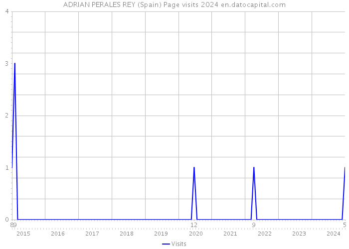 ADRIAN PERALES REY (Spain) Page visits 2024 