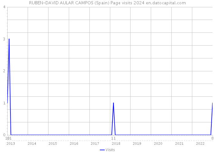 RUBEN-DAVID AULAR CAMPOS (Spain) Page visits 2024 