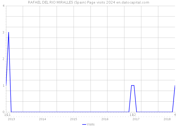 RAFAEL DEL RIO MIRALLES (Spain) Page visits 2024 