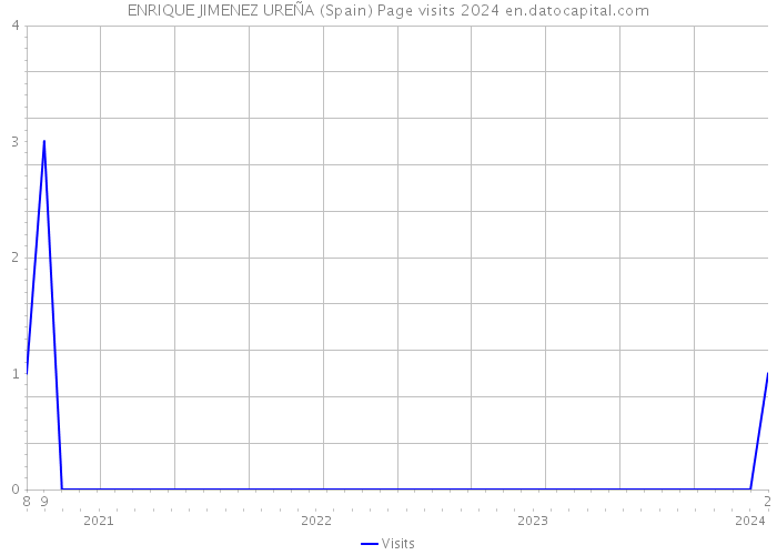 ENRIQUE JIMENEZ UREÑA (Spain) Page visits 2024 