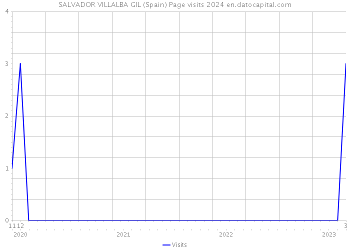 SALVADOR VILLALBA GIL (Spain) Page visits 2024 