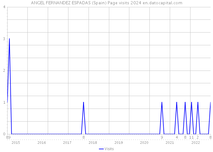 ANGEL FERNANDEZ ESPADAS (Spain) Page visits 2024 