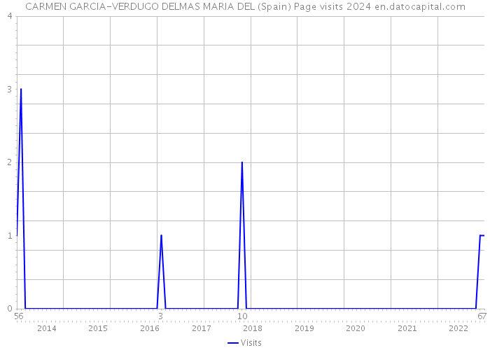 CARMEN GARCIA-VERDUGO DELMAS MARIA DEL (Spain) Page visits 2024 