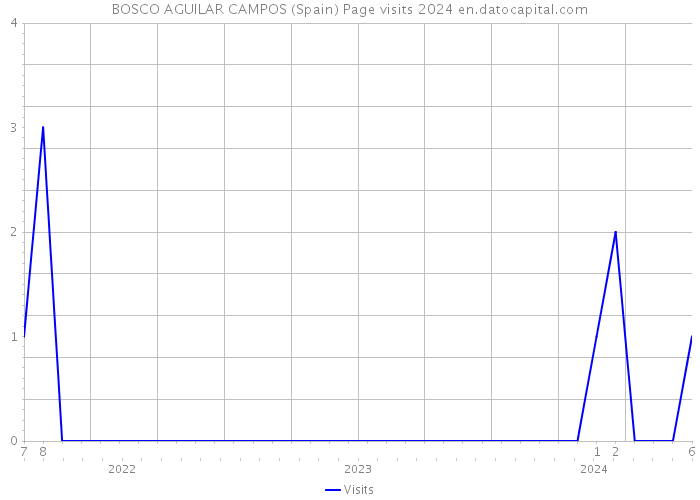 BOSCO AGUILAR CAMPOS (Spain) Page visits 2024 