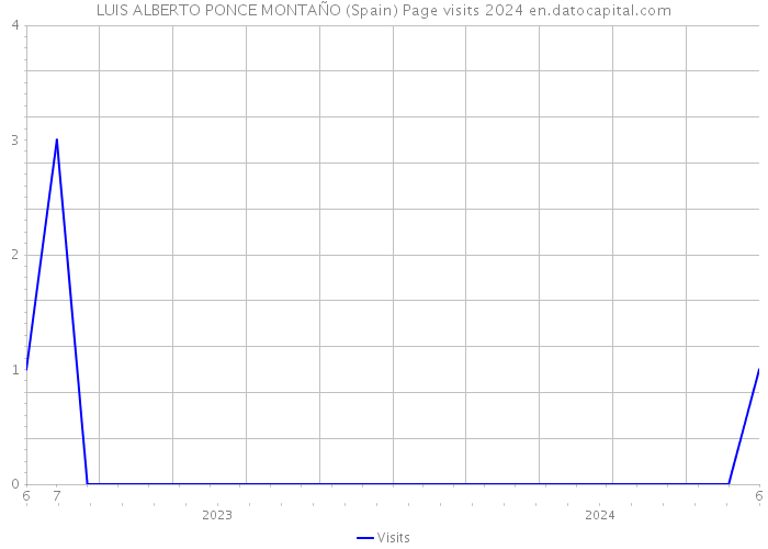 LUIS ALBERTO PONCE MONTAÑO (Spain) Page visits 2024 