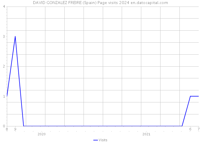 DAVID GONZALEZ FREIRE (Spain) Page visits 2024 