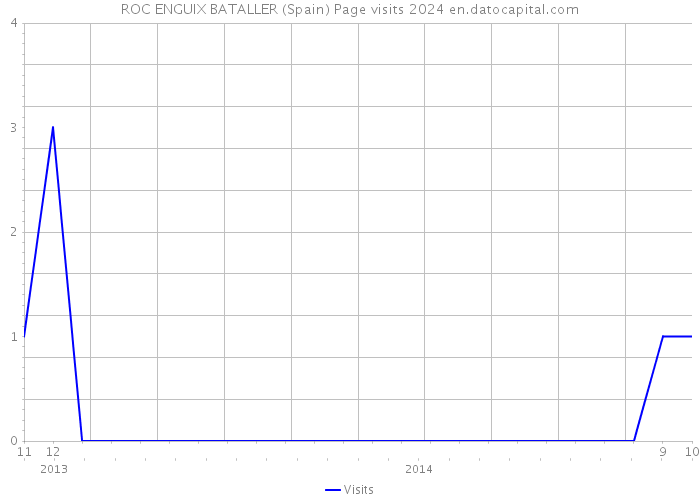 ROC ENGUIX BATALLER (Spain) Page visits 2024 