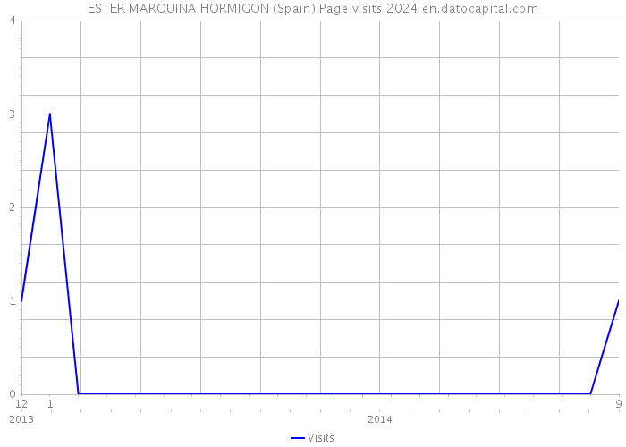 ESTER MARQUINA HORMIGON (Spain) Page visits 2024 