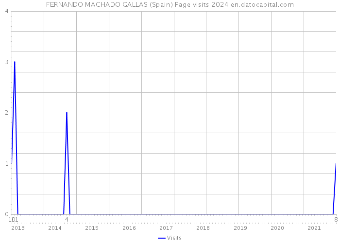 FERNANDO MACHADO GALLAS (Spain) Page visits 2024 