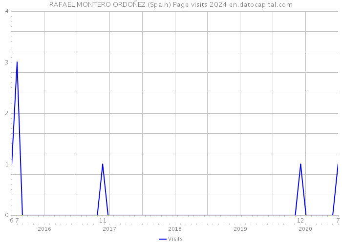 RAFAEL MONTERO ORDOÑEZ (Spain) Page visits 2024 