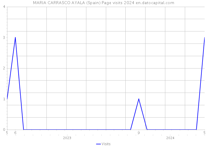 MARIA CARRASCO AYALA (Spain) Page visits 2024 