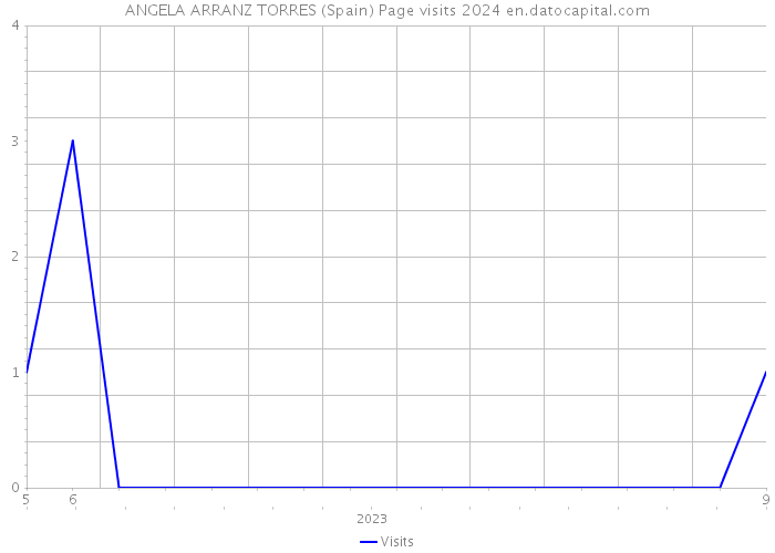 ANGELA ARRANZ TORRES (Spain) Page visits 2024 