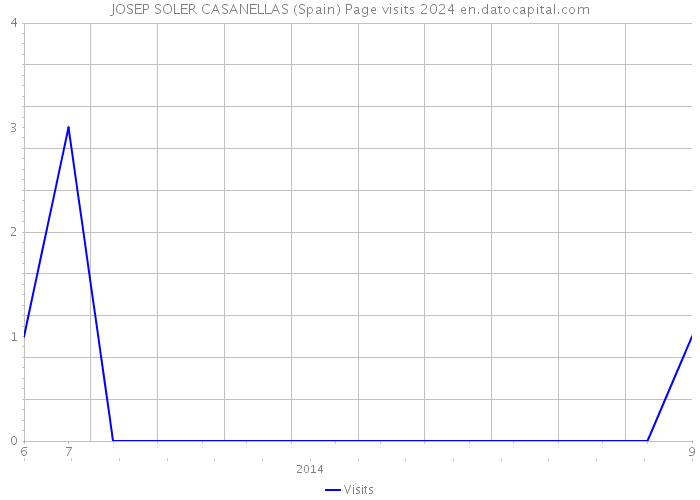 JOSEP SOLER CASANELLAS (Spain) Page visits 2024 